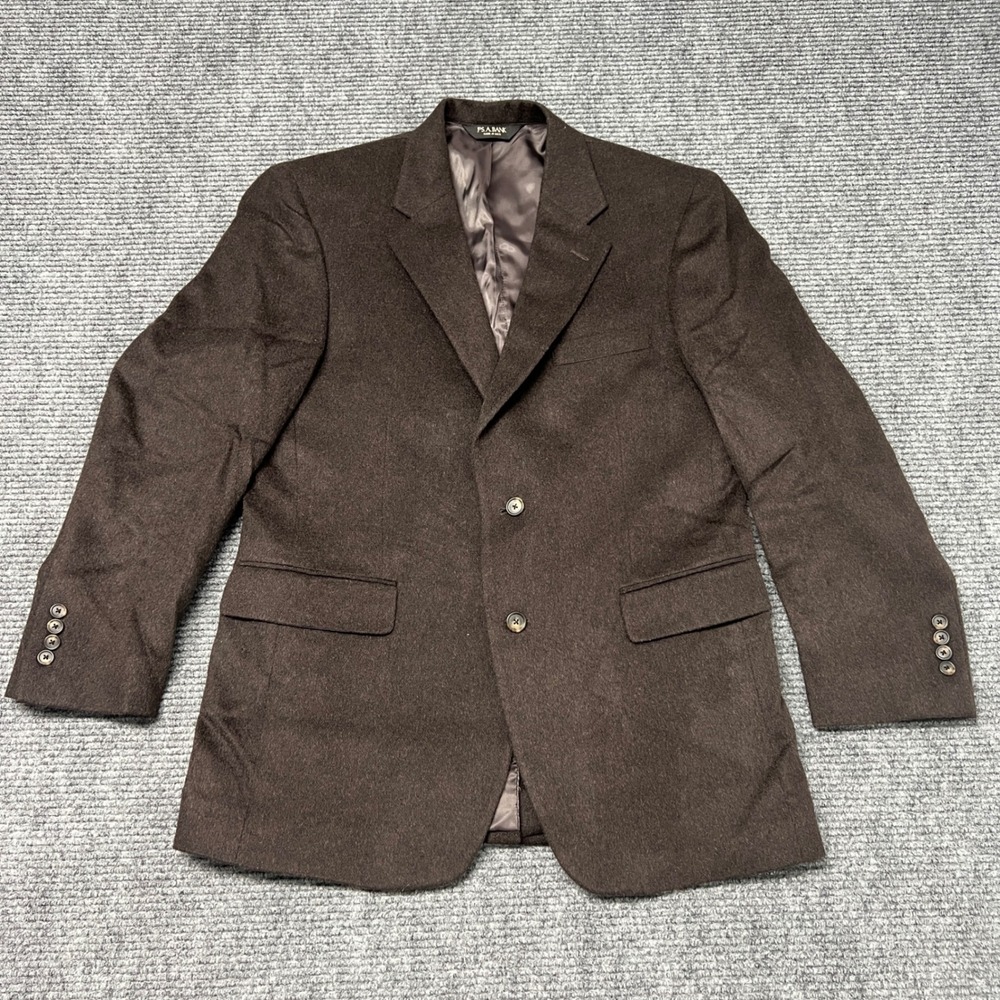 Jos A Bank‎ Mens 41R Blazer Brown 100% Camel Hair 2 Button Sport Coat Jacket